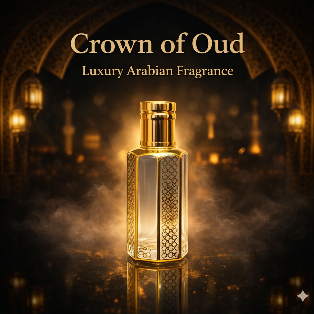 CROWN OF OUD-Long Lasting Concentrated Perfume Oil (Non-Alcoholic) 12 ML.