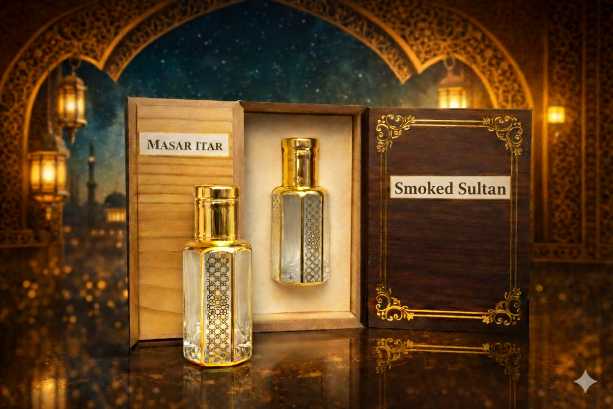 SMOKED SULTAN-Long Lasting Concentrated Perfume Oil (Non-Alcoholic) 12 ML.